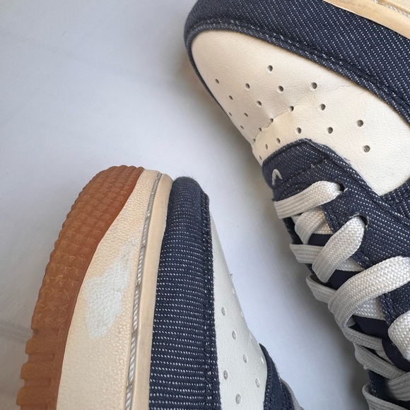 Nike Air Forces 1 Mid 07 Denim Sz 8 Great Condition 315 123-408 - Picture 12 of 12